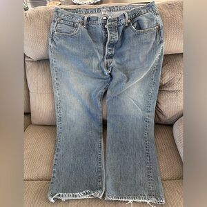 Men’s button fly straight leg Levi’s